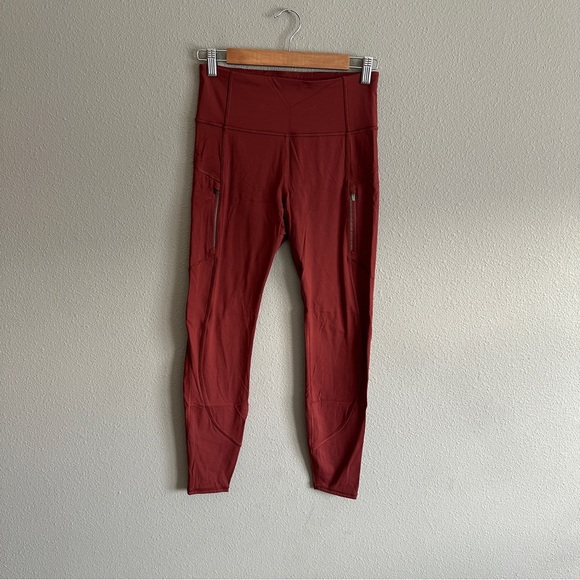 Athleta Rainer Tight in Rust Small - Picture 1 of 11